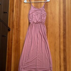 Olivia Rae Soft Pink Maxi Dress